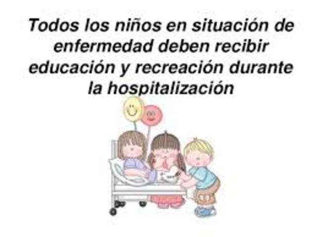 Pedagogía Hospitalaria.