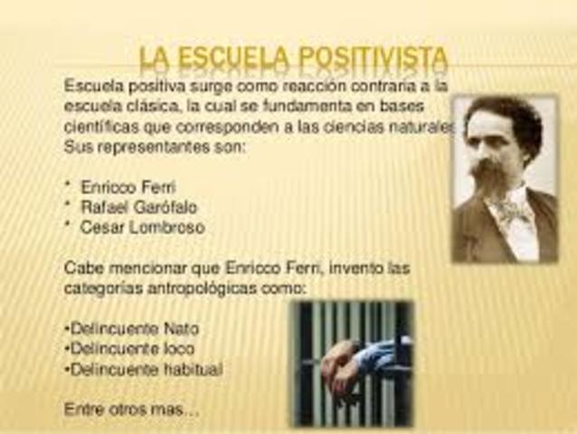 Escuela positiva, Siglo xix