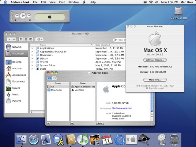 MAC OS X Launches