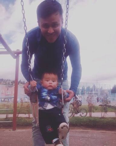 compartiendo con el papa