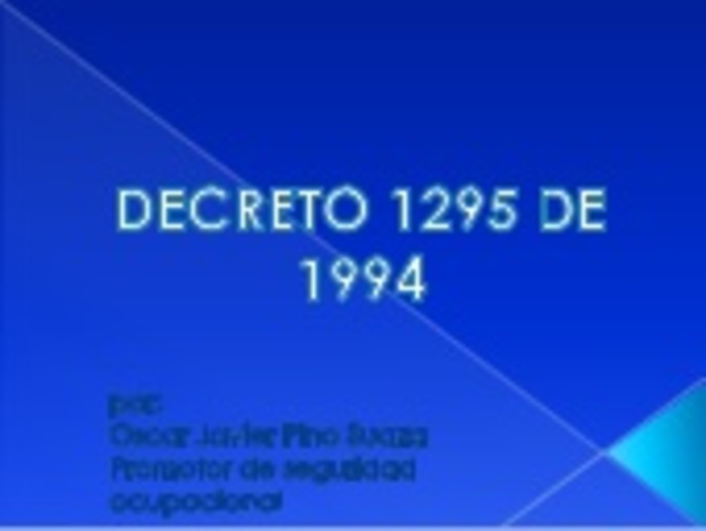Decreto 1295