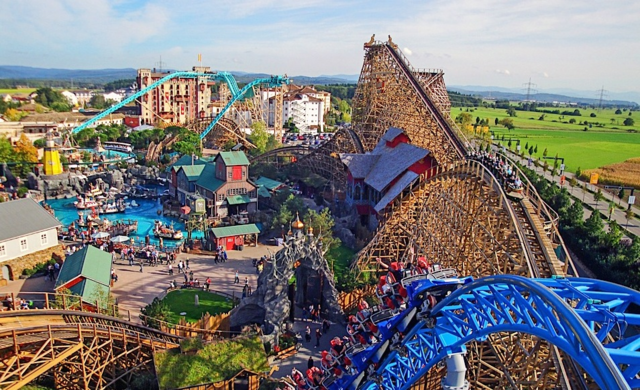 Ir a un parque de diversiones