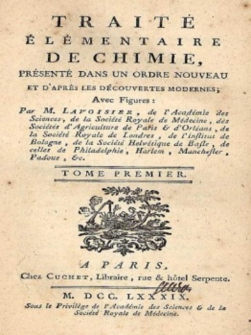 Obra  Tratado elemental de Química