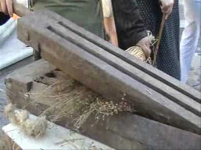 6 000 a.C. –Elaboración de telas de lino.