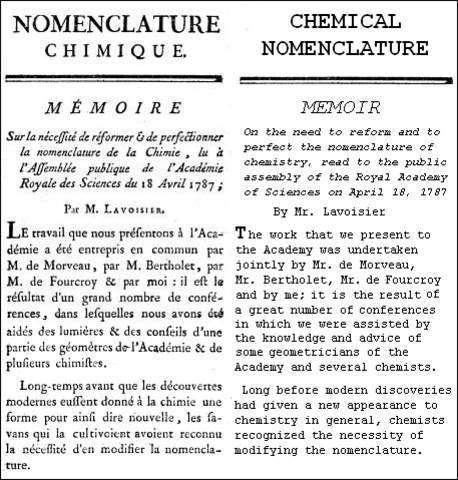 Bases para nomenclatura