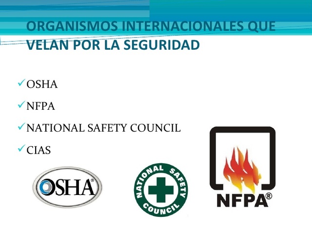 ORGANISMOS INTERNACIONALES QUE VELAN POR LA SEGURIDAD