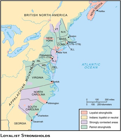 American Revolution Location