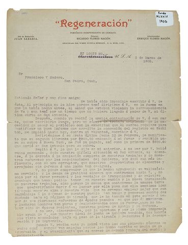 Se funda Regeneración