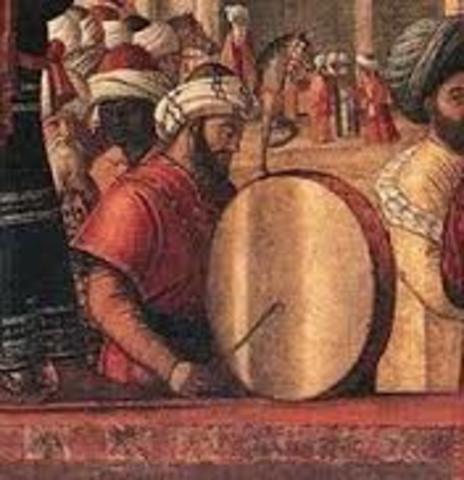 Inicio de la percusión