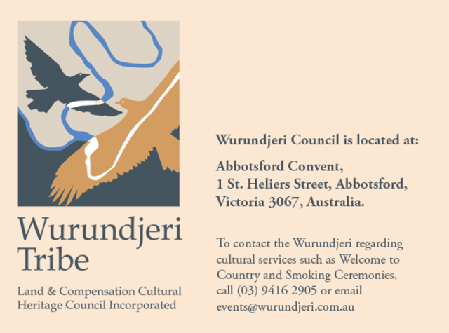 Owned By The Wurundjeri Balluk People