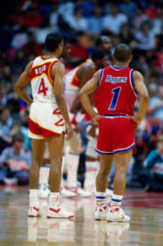 Muggsy Bouse and Spud Webb