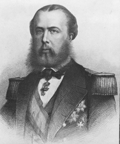 Llegada de Maximiliano de Habsburgo