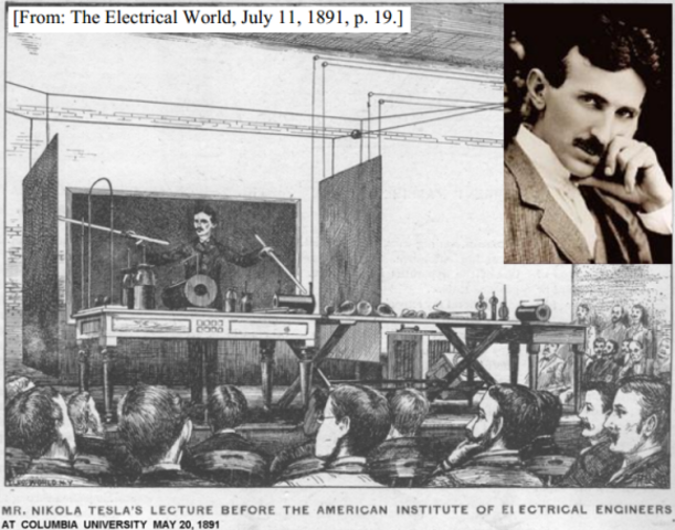 La radio: Aunque no fuera protagonista Nikola Tesla uno de los mas grandes inventores protagonista de el campo magnético y la invención de la radio.