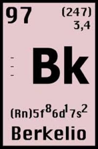 Se obtiene el berkelio