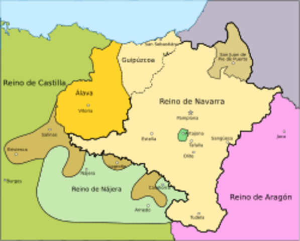 Separación del reino de Navarra