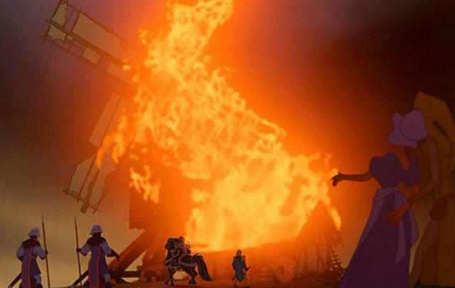 Mill destroyed by fire