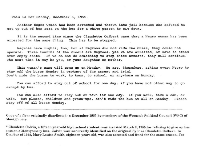 Montgomery Bus Boycott