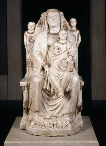 Madonna and Child with Two Angels