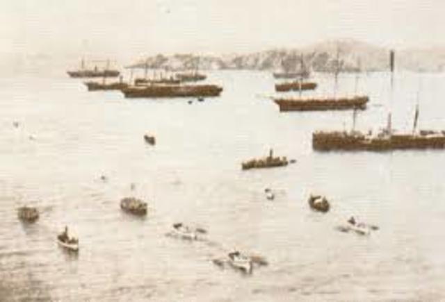 Desembarco chileno en Lurín