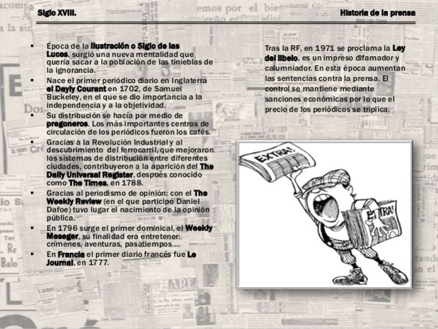 Primeros diarios impresos