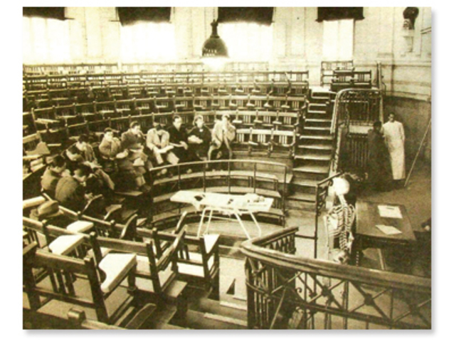 Se estableció en el Instituto Nacional un plan de estudios en medicina que incorporaba la anatomía.