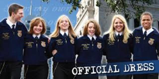 FFA Official Dress standards created.
