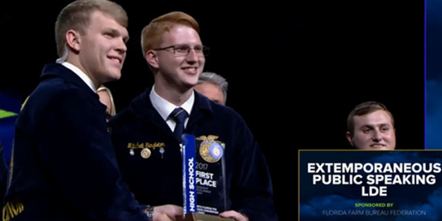 First Extemporaneous Public Speaking Event