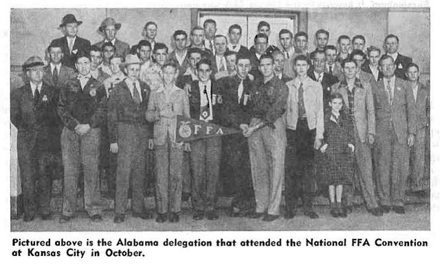 First International Exchange Program for FFA members began with Young Farmers Club of Great Britain.