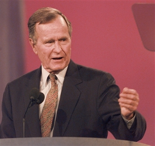 George H. W. Bush spoke at national convention