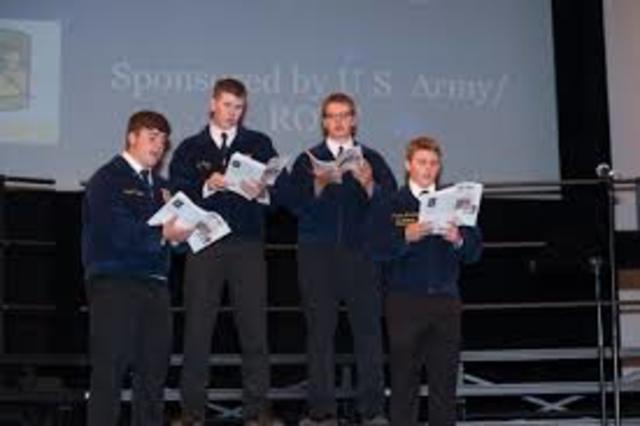 First Extemporaneous Public Speaking Event