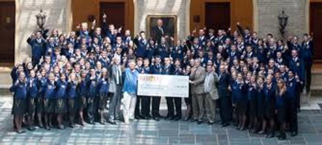 The National FFA Foundation raised $1 million