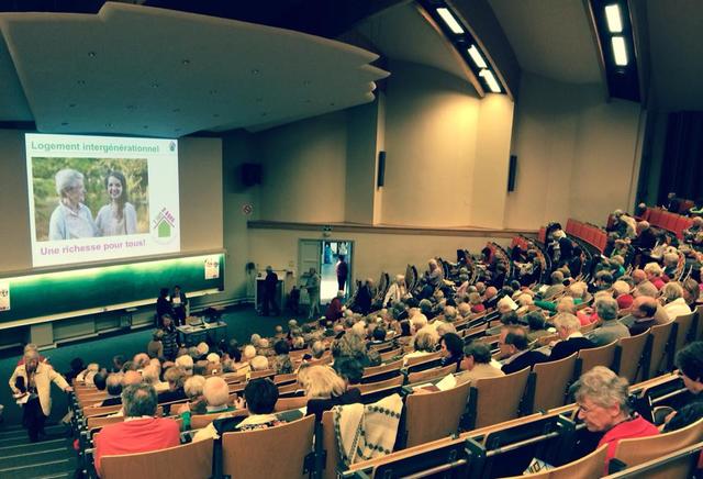 Conférence à l'Université des Aînés, Louvain-la-Neuve.