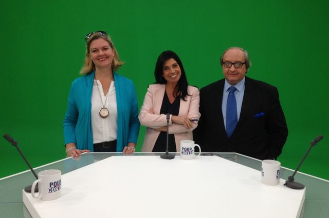 passage sur le plateau télé de RTL "Cohabiter avec des jeunes : Pour ou Contre ?"