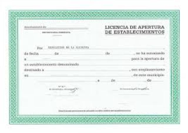 Licencia de apertura