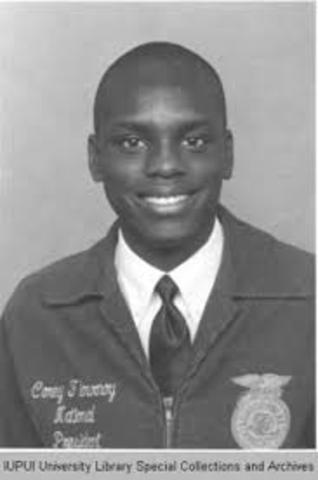 first African-American to be elected national FFA president