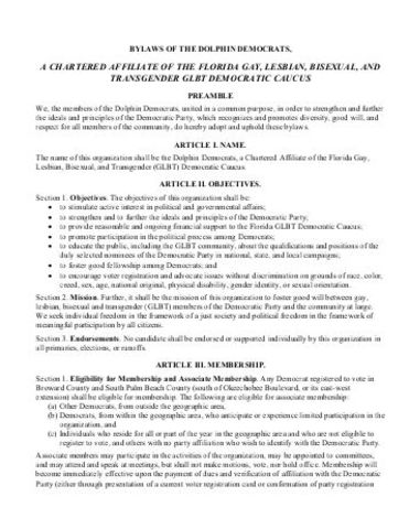 Chartered as an Affiliate