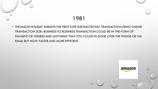 PRIMERA TRANSACCION ELECTRONICA B2B