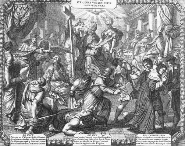 padre eudes sufre los impropelios de sus enemigos. mueren en caen