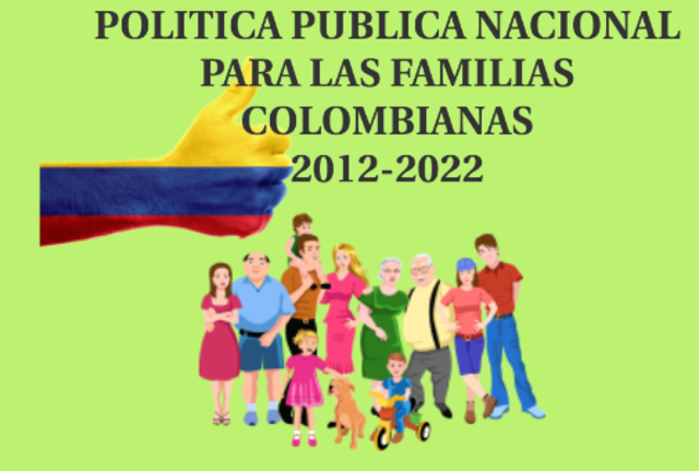 Política Publica Nacional para las Familias Colombianas