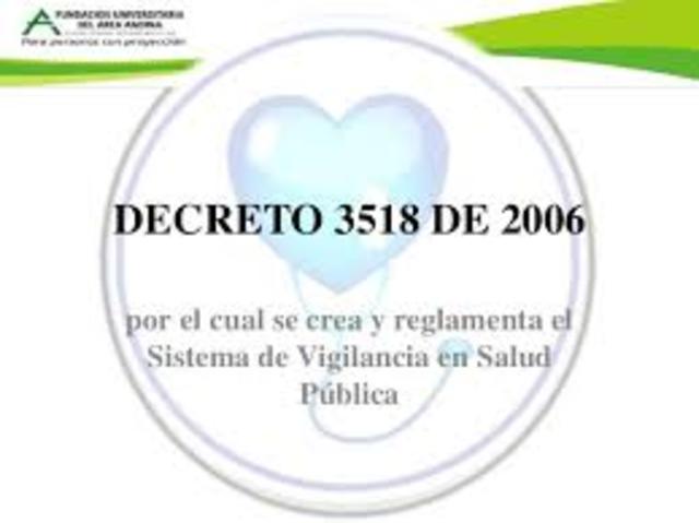 DECRETO 3518    octubre 09  del 2006