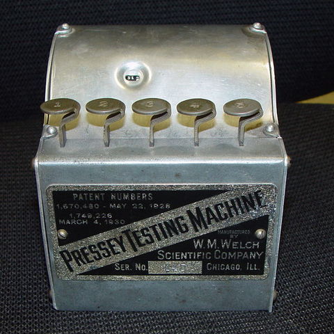 Pressey Testing Machine