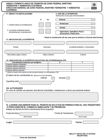 Licencias e Instituciones