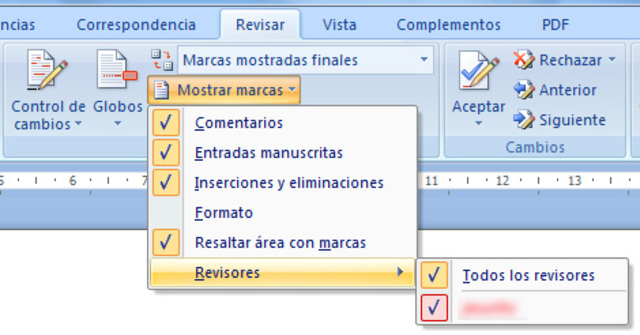 Herramientas de control de cambios.
