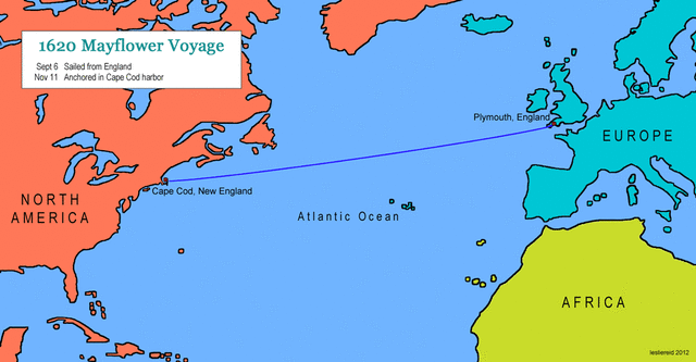 Mayflower Pilgrims found Plymouth colony in Massachusetts