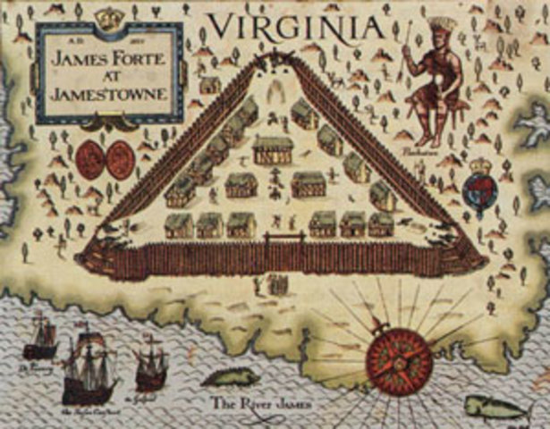 First permanent English settlement is founded in Jamestown, Virginia