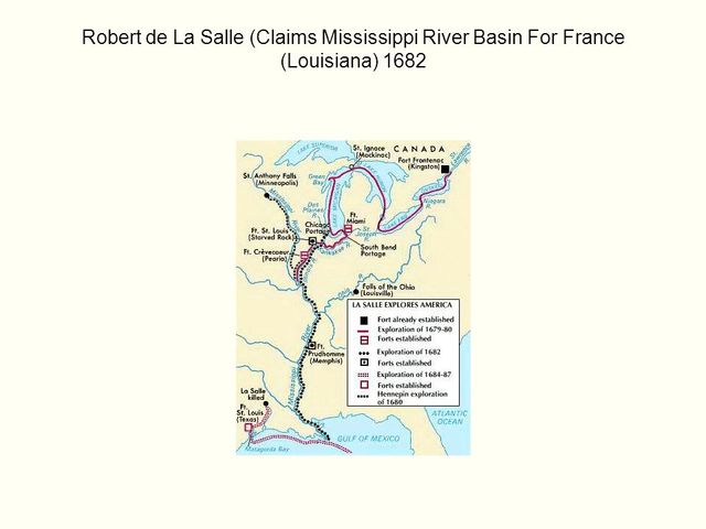 france clamis the mississippi river valey and names it louisiana