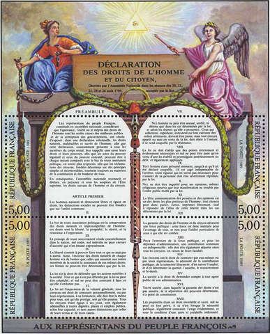 DECLARACIÓN DE DERECHOS DEL HOMBRE Y DEL CIUDADANO.