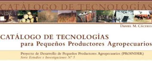 Proyecto de Desarrollo de Pequeños Productores Agropecuarios (PROINDER).