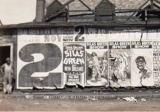 Begins playing for the Silas Green from New Orleans Show