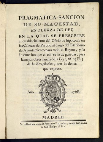 Se da inicio al Oficio de las Hipotecas